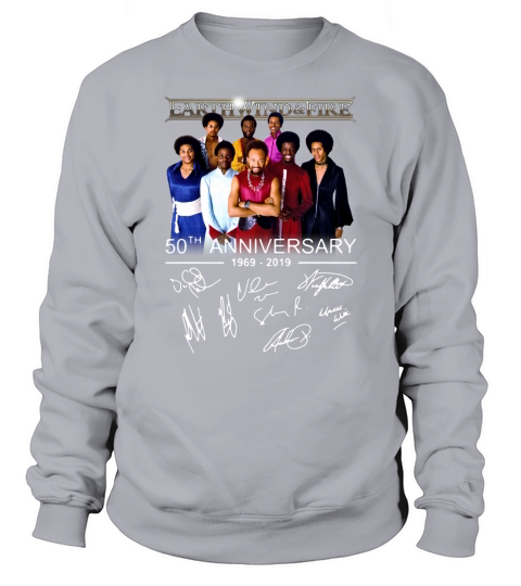 Earth Wind & Fire 50th anniversary 1969 2019 signatures shirt Sweatshirt Unisex