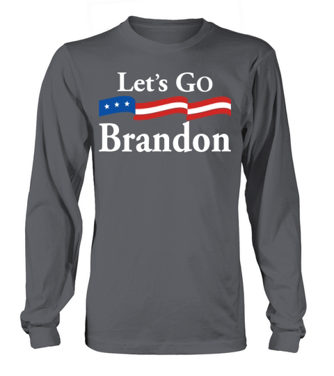 Lets Go Brandon Race Meme Sarcastic Anti Liberal Men's Long Sleeve