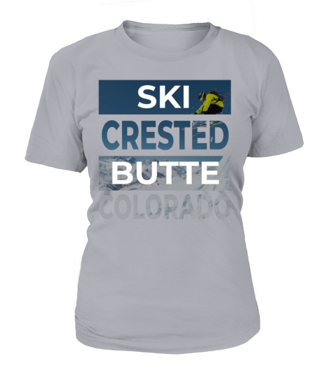 Crested Butte Colorado Ski Skiing Fan Winter Cool Women's T-Shirt