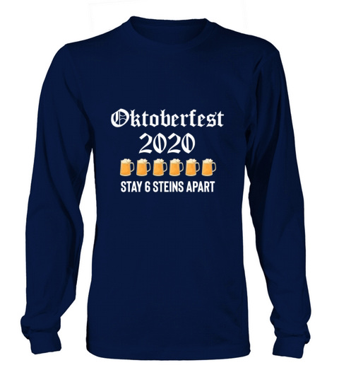 Oktoberfest 2020 6 Stein Apart Beer October Men's Long Sleeve