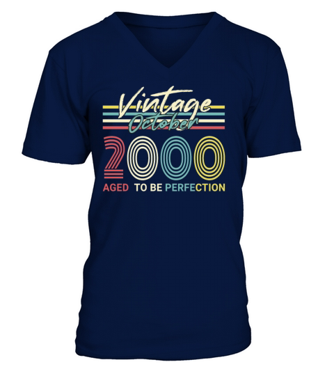 October 2000 Vintage Perfection Men's V-Neck T-shirt