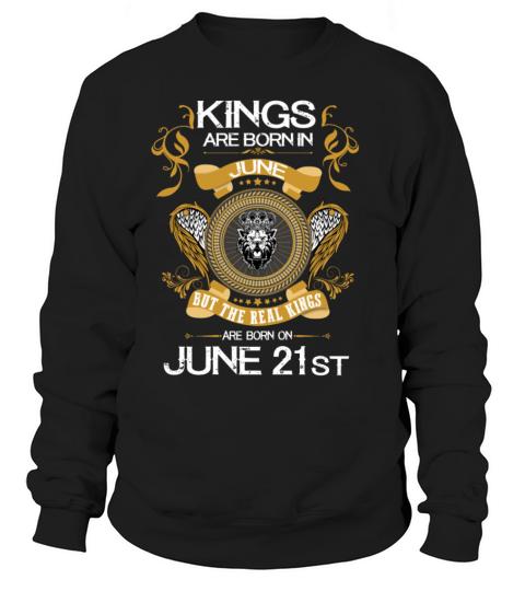 Kings Are Born In June 21st Women's Sweatshirt