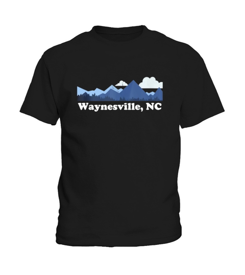 Waynesville North Carolina Blue Ridge Mountains Kids T-Shirt