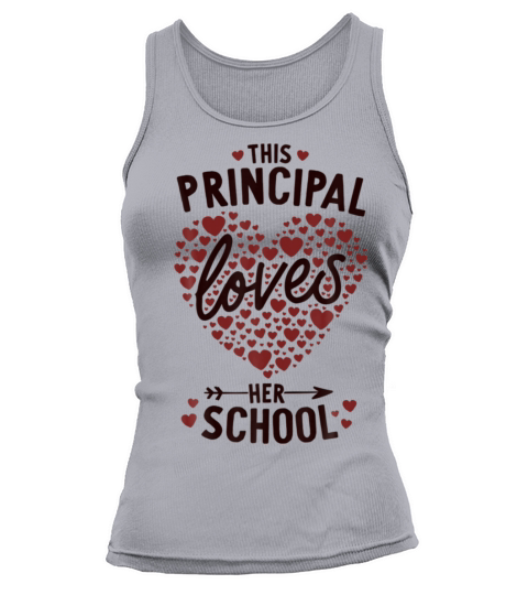 Valentines Day Principal Loves Her School Elementa Tank top Woman