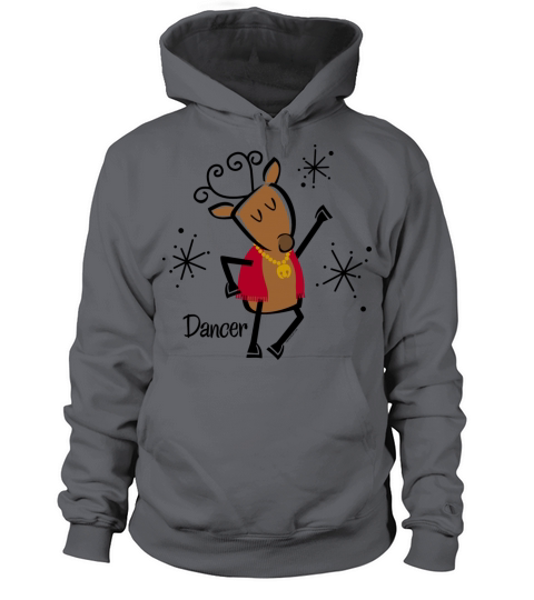 Dancer Reindeer Men's Hoodie