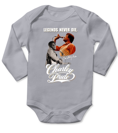 Legends never die Charley Pride signature Long Sleeve Baby One-Piece