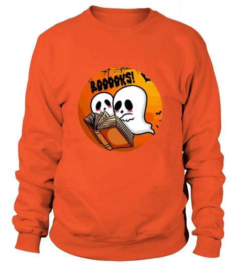 Booo Books Ghost Funny Women's Sweatshirt
