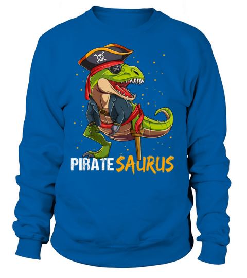 Pirate Dinosaur T Rex Halloween Costume Women's Sweatshirt