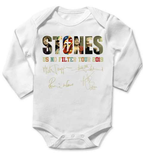 Stones us no filter tour 2019 all signature Long Sleeve Baby One-Piece