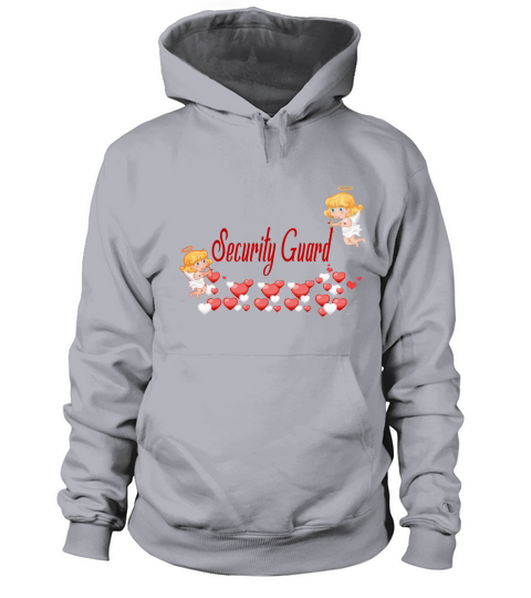 Security Guard Valentines Day Men's Hoodie