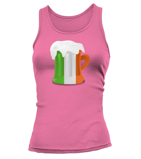 Irish Flag Beer Shirt Stein St Patricks Day Tee Women's Tank Top