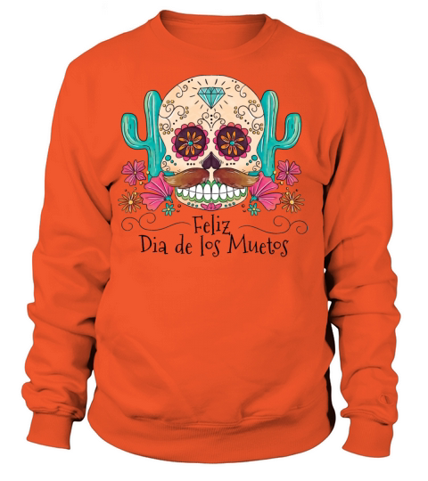 Sugar skull-Dia de los muertos Women's Sweatshirt