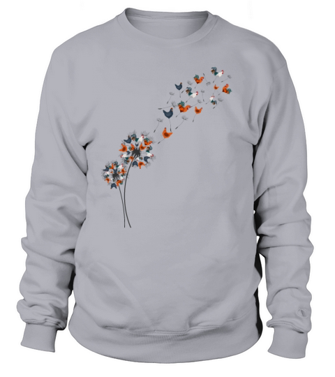 Dandelion Chickens Gift Gardener Women's Sweatshirt