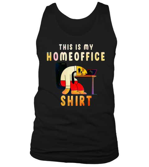 Funny Homeoffice Sloth Office Work Job Men's Tank Top