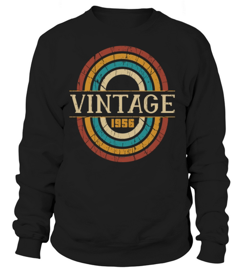 Old Retro Vintage Made 1956 Parts Birth Born Women's Sweatshirt