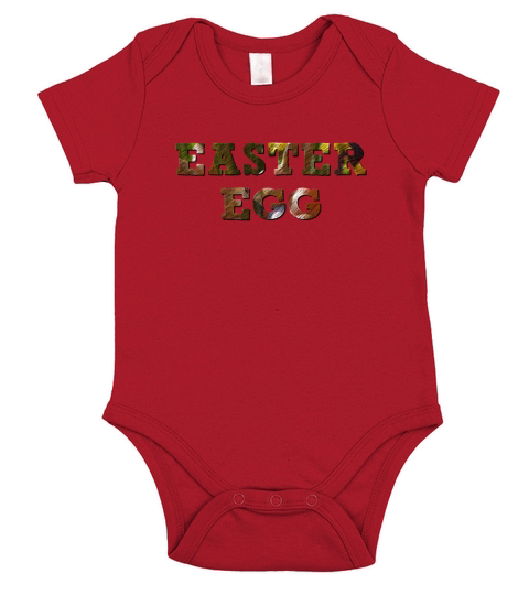 Easter Egg Short Sleeve Baby One-Piece