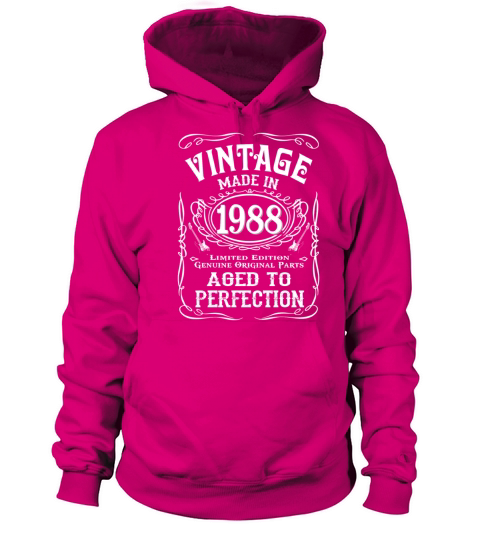 Vintage Made In 1988 Birthday Gift Idea Women's Hoodie