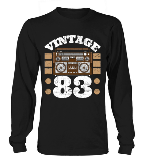 Vintage 83 - Cassette Player Design Women's Long Sleeve