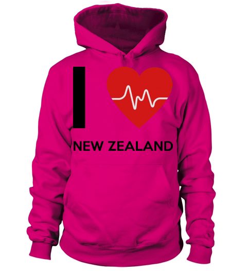 I Love New Zealand Women's Hoodie