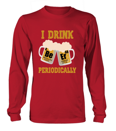 Beer Chemistry Periodic Table Beer Drinker Gift Women's Long Sleeve