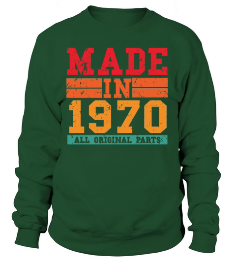 1970 Birthday Vintage Saying Women's Sweatshirt