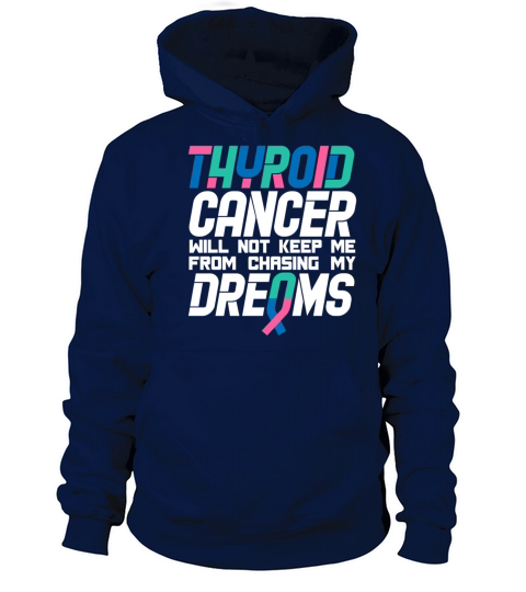 Thyroid Cancer Warrior Men's Hoodie