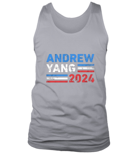 Vintage Andrew Yang 2024 Distressed Retro Yang 2024 Tank Top Unisex