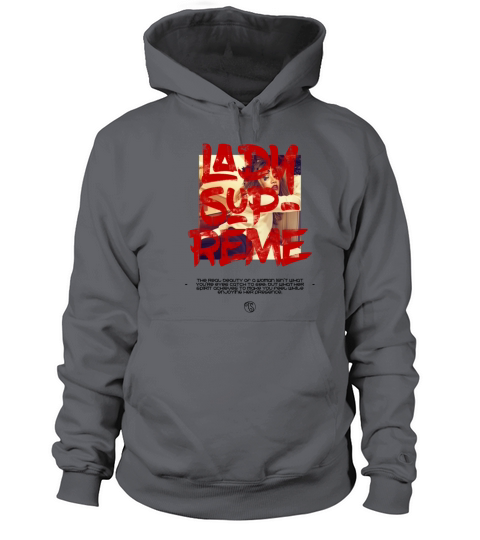 Lady Supreme cool shirt with beautiful girl Women's Hoodie