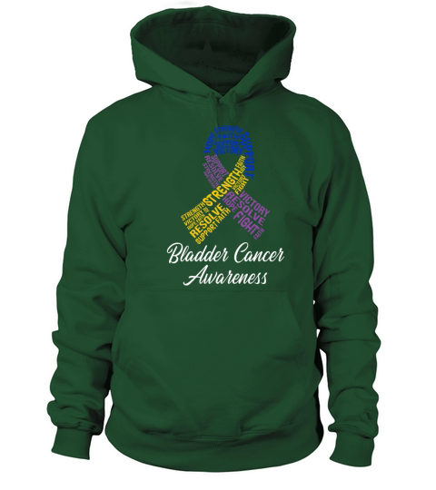 Bladder Cancer Survivor Ribbon Warrior Fight Women's Hoodie