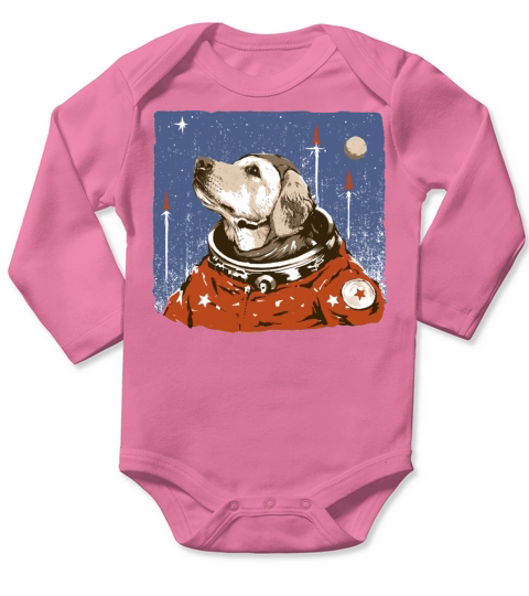 sky dog Long Sleeve Baby One-Piece