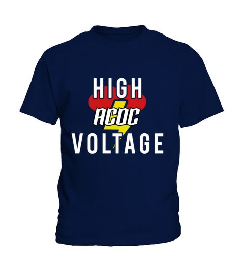 High Voltage ACDC Design Kids T-Shirt