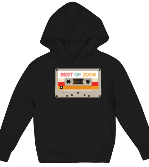 Vintage Cassette Tape Shirt Birthday Gifts Retro Kids Hoodie
