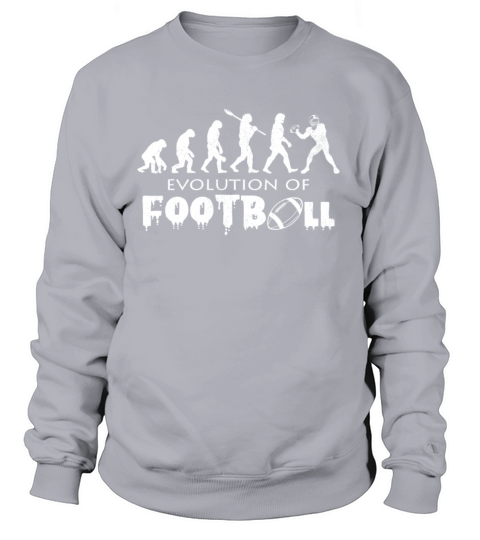 Football Evolution Cool Footballer Statement Gift Women's Sweatshirt