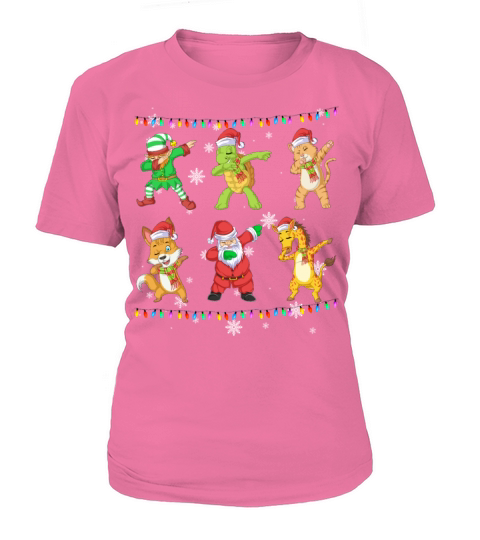 elf and friends santa claus dabbing Women's T-Shirt