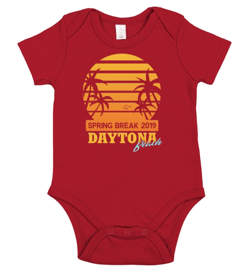 Daytona Beach Spring Break 2019 Short Sleeve Baby One-Piece