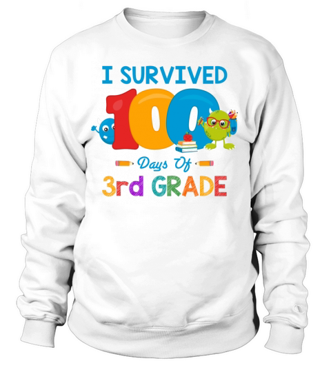 Survived 100 3rd Grade Women's Sweatshirt