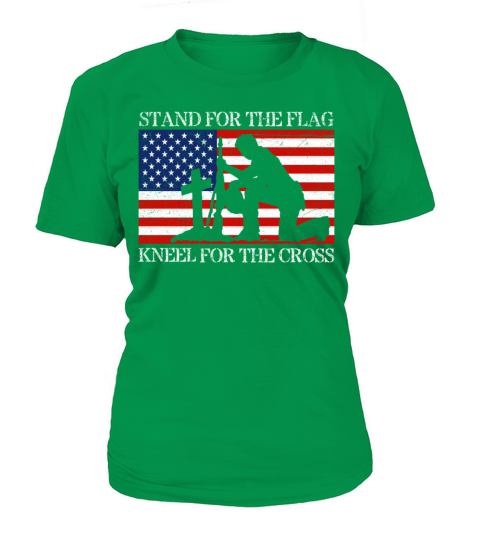 I Stand For The Flag And Kneel For The Cross Tee Women's T-Shirt