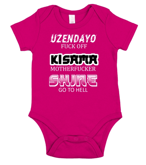 SHINE JAPAN CURSEWORDS Short Sleeve Baby One-Piece
