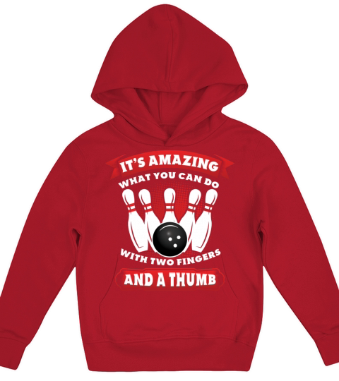 Amazing You Can Do With Two Fingers and a Thumb Kids Hoodie