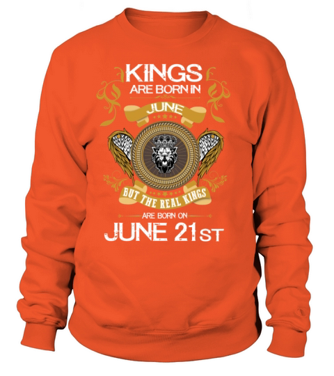 Kings Are Born In June 21st Men's Sweatshirt