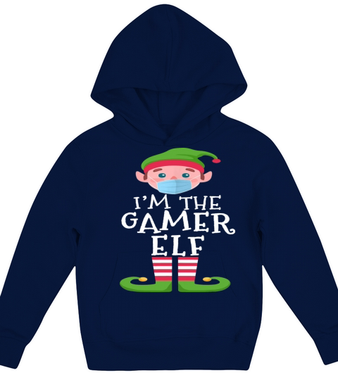 I’m The Gamer Elf Matching Christmas 2020 Pajama Kids Hoodie