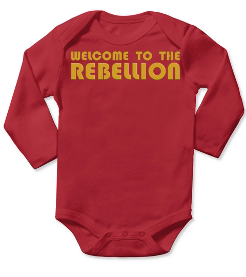 Welcome To The Rebellion - Gina Carano Long Sleeve Baby One-Piece
