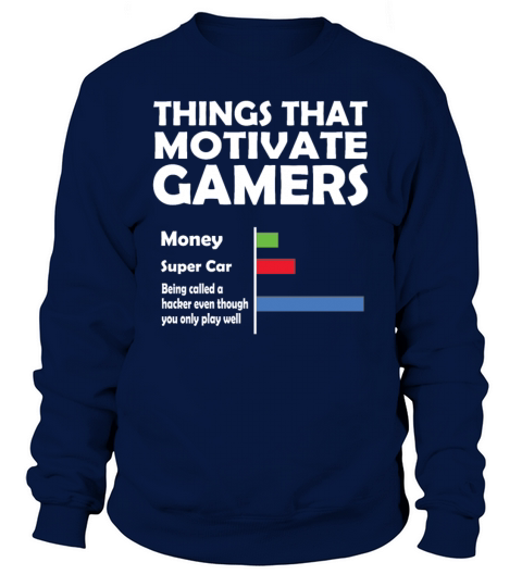 Video Gamer Meme - Things That Motivate Gamers Women's Sweatshirt