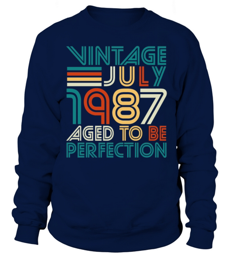 Vintage Perfection In July 1987 Men's Sweatshirt