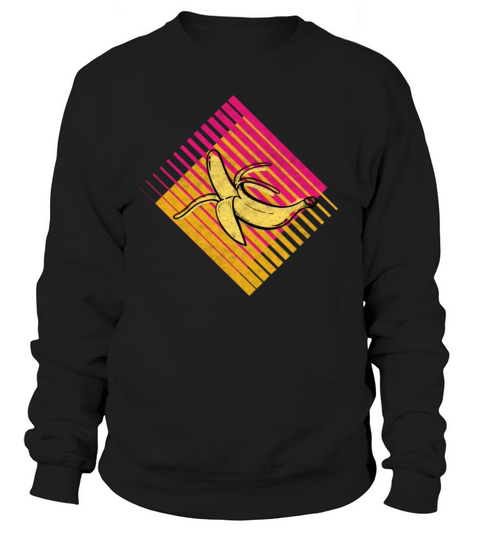 Banana Retro Fruit Fruit Women's Sweatshirt