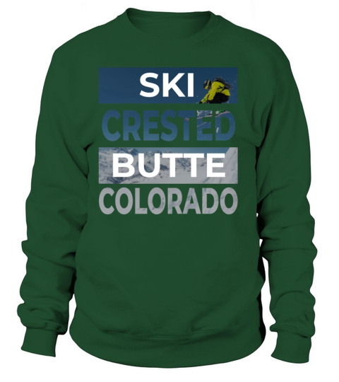 Crested Butte Colorado Ski Skiing Fan Winter Cool Women's Sweatshirt