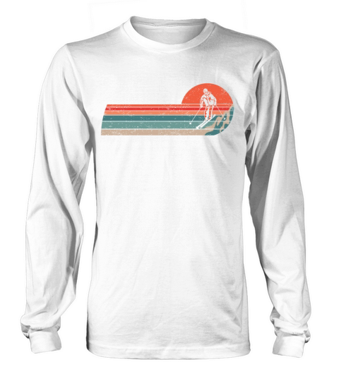 Ski Vintage Skiing Skiers Skier Women's Long Sleeve
