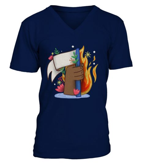 black history is american history Men's V-Neck T-shirt