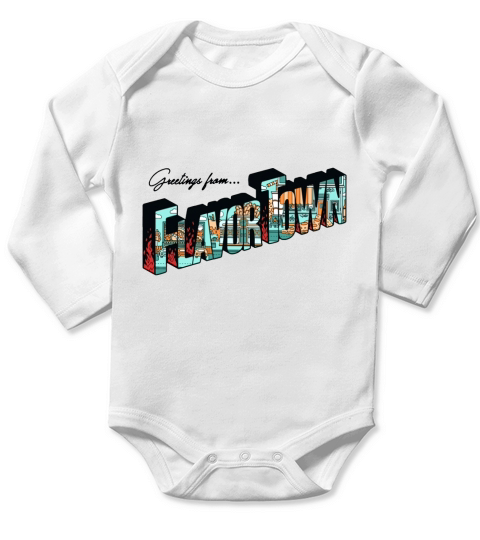 From FLAVORTOWN Long Sleeve Baby One-Piece