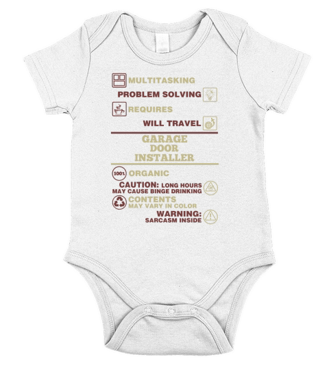 GARAGE DOOR INSTALLER Short Sleeve Baby One-Piece
